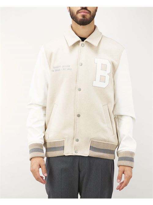 College bomber with logo patch I'm Brian I'M BRIAN | Jacket | GIU303925